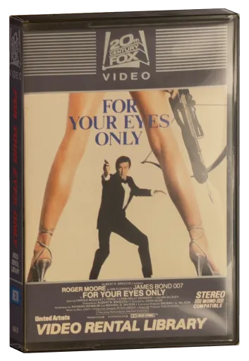 For Your Eyes Only Betamax, 20th Century Fox Video