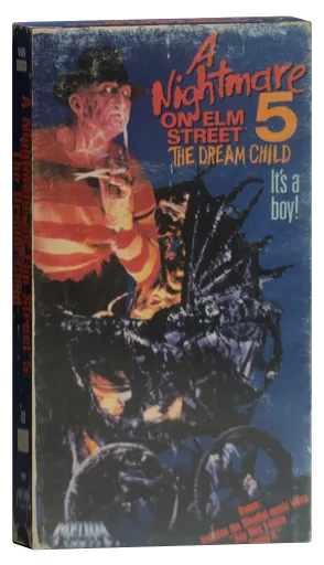 A Nightmare on Elm Street: The Dream Child VHS, Media Home Entertainment