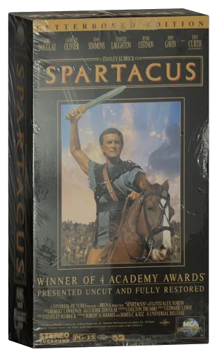 Spartacus VHS cover
