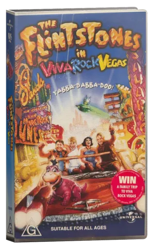 The Flintstones in Viva Rock Vegas VHS, Universal Studios