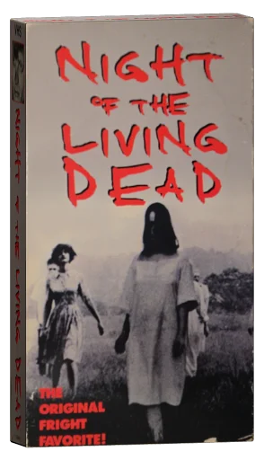Night of the Living Dead VHS, West Coast Video Duplicating, Inc.