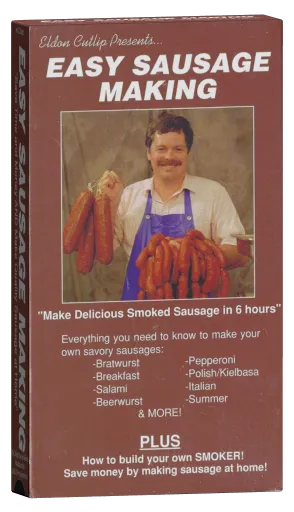 Easy Sausage Making VHS cover