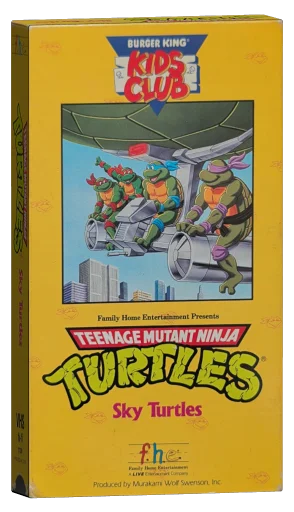 Teenage Mutant Ninja Turtles VHS, Family Home Entertainment