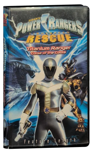 Power Rangers Light Speed Rescue VHS cover