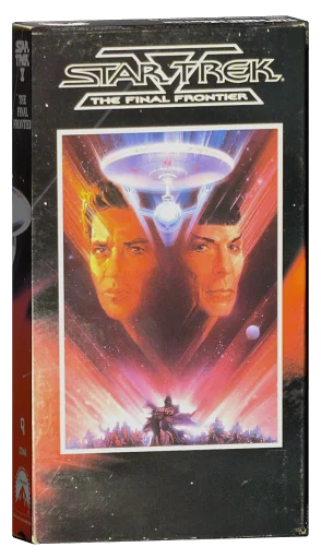Star Trek V: The Final Frontier VHS, Paramount Pictures