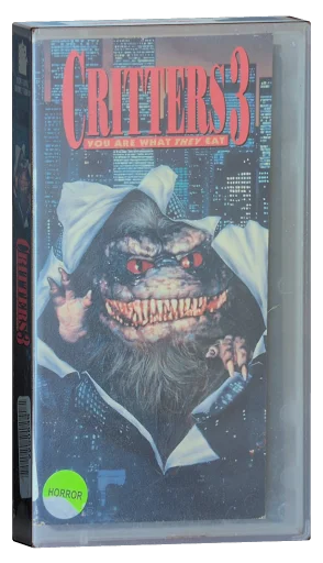 Critters 3 VHS, New Line Home Video