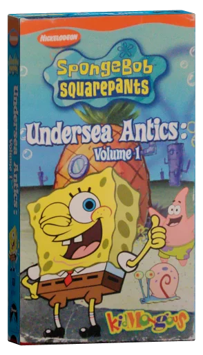 SpongeBob SquarePants Under Sea Antics VHS cover