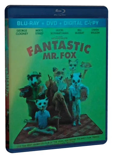 Fantastic Mr. Fox Blu-ray cover