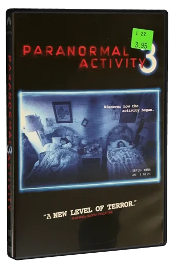 Paranormal Activity 3 DVD, Paramount Pictures