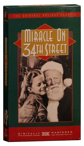 Miracle on 34th Street VHS, 20th Century Fox Home Entertainment