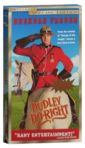 Dudley Do-Right VHS, Universal Studios Home Video