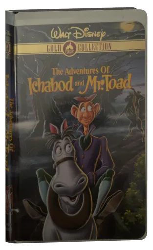 The Adventures of Ichabod and Mr. Toad VHS, Disney Home Video