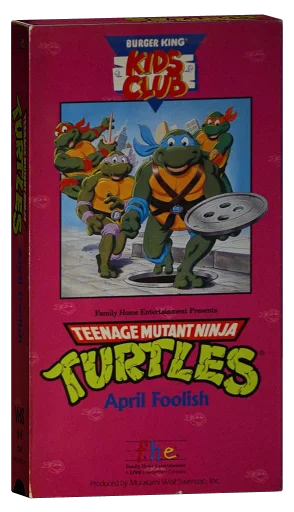 Teenage Mutant Ninja Turtles VHS, Family Home Entertainment