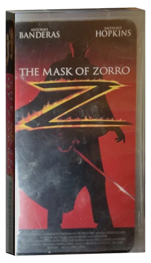The Mask of Zorro VHS, Columbia TriStar Home Video