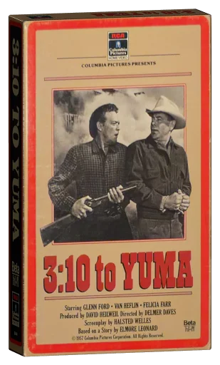 3:10 to Yuma Betamax, RCA/Columbia Pictures Home Video