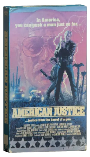 American Justice VHS cover