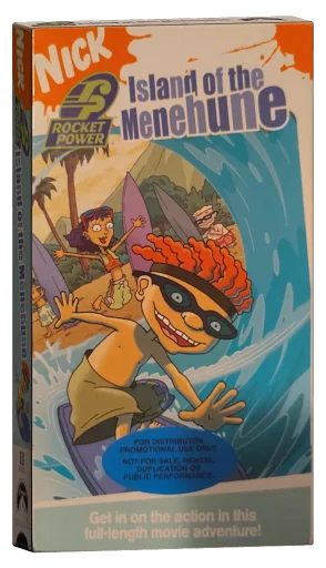 Rocket Power Island of Menehune Promotional VHS cover
