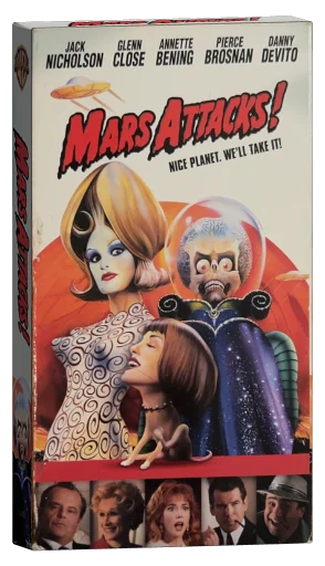 Mars Attacks! VHS, Warner Home Video