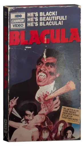 Blacula VHS, HBO Cannon Video