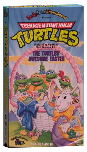 Teenage Mutant Ninja Turtles: The Turtles' Awesome Easter VHS cover