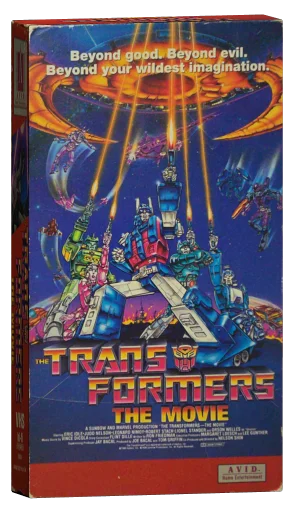 The Transformers: The Movie VHS, Avid Home Entertainment