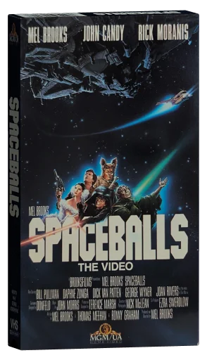 Spaceballs VHS, MGM/UA Home Video