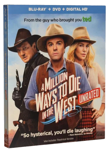 A Million Ways to Die in the West Blu-ray, Universal Studios Home Entertainment