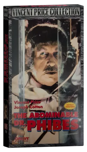 The Abominable Dr. Phibes VHS, Orion Home Video