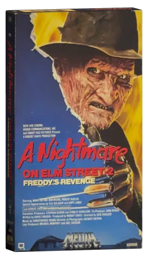 A Nightmare on Elm Street Part 2: Freddy's Revenge VHS, Media Home Entertainment