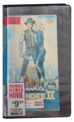Crocodile Dundee II VHS, Paramount Home Video