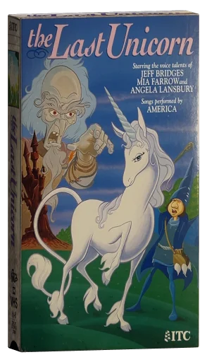The Last Unicorn VHS, F.H.E. (Family Home Entertainment)