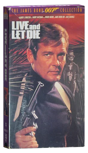 Live and Let Die VHS, MGM/UA Home Video