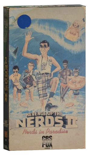 Revenge of the Nerds II: Nerds in Paradise VHS, CBS/FOX Video