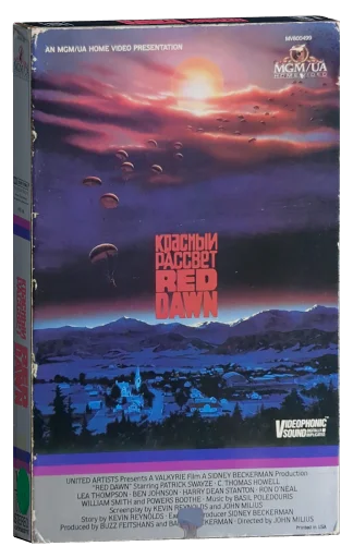 Red Dawn VHS, MGM/UA Home Video