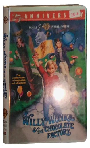 Willy Wonka & the Chocolate Factory VHS, Warner Home Video