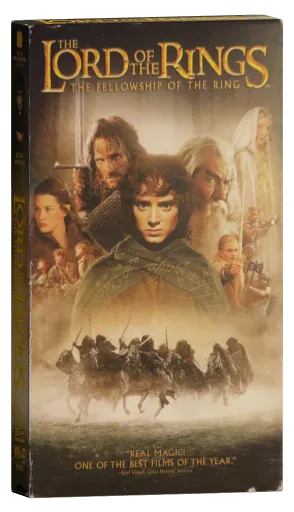 The Lord of the Rings: The Fellowship of the Ring VHS, New Line Home Entertainment