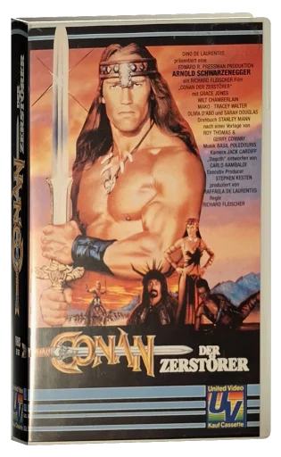 Conan the Destroyer VHS cover