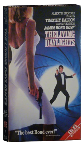 The Living Daylights VHS, CBS/FOX Video