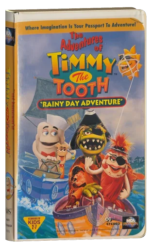 The Adventures of Timmy the Tooth: Rainy Day Adventure VHS cover