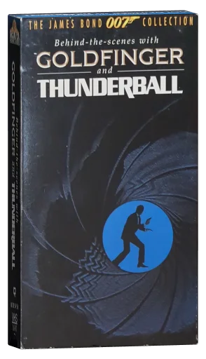 Behind The Scenes with Goldfinger and Thunderball VHS cover