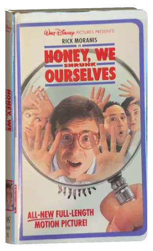 Honey, We Shrunk Ourselves VHS, Walt Disney Home Video
