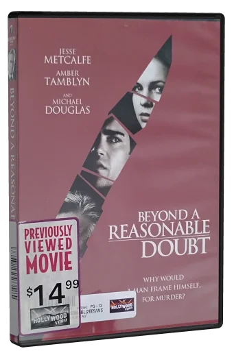Beyond a Reasonable Doubt DVD, Anchor Bay
