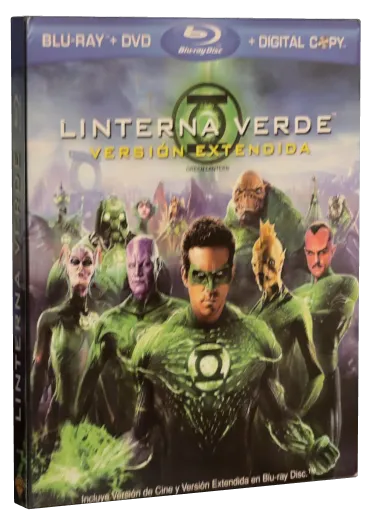 Green Lantern Blu-ray cover