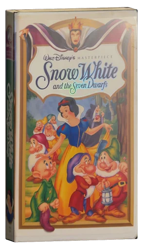 Snow White and the Seven Dwarfs VHS, Buena Vista Home Video