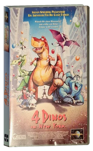 We're Back! A Dinosaur's Story VHS, Universal City Studios