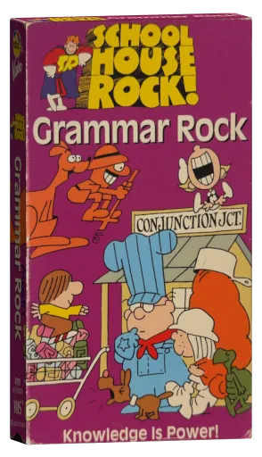 Schoolhouse Rock Grammar Rock VHS, Capital Cities/ABC Video Publishing, Inc.