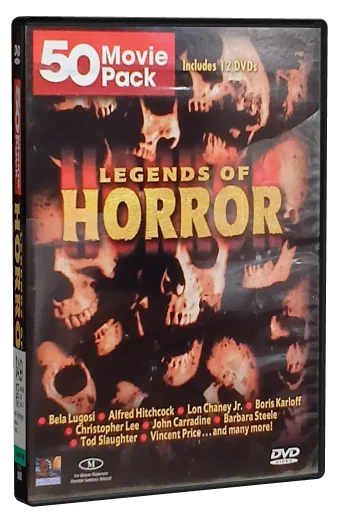 50 Movie Pack: Legends of Horror DVD cover