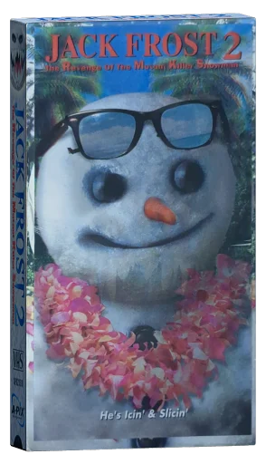 Jack Frost 2: The Revenge of the Mutant Killer Snowman VHS, A-Pix Entertainment