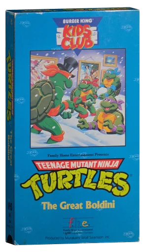 Teenage Mutant Ninja Turtles VHS, F.H.E. (Family Home Entertainment)