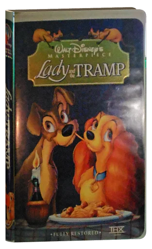 Lady and the Tramp VHS, Walt Disney Home Video